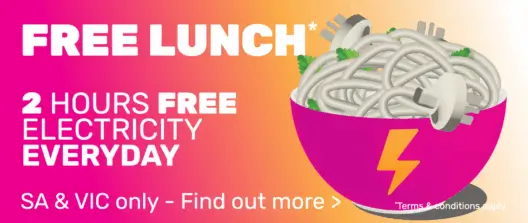 FreeLunch 2 Hours Free Electricity Everyday