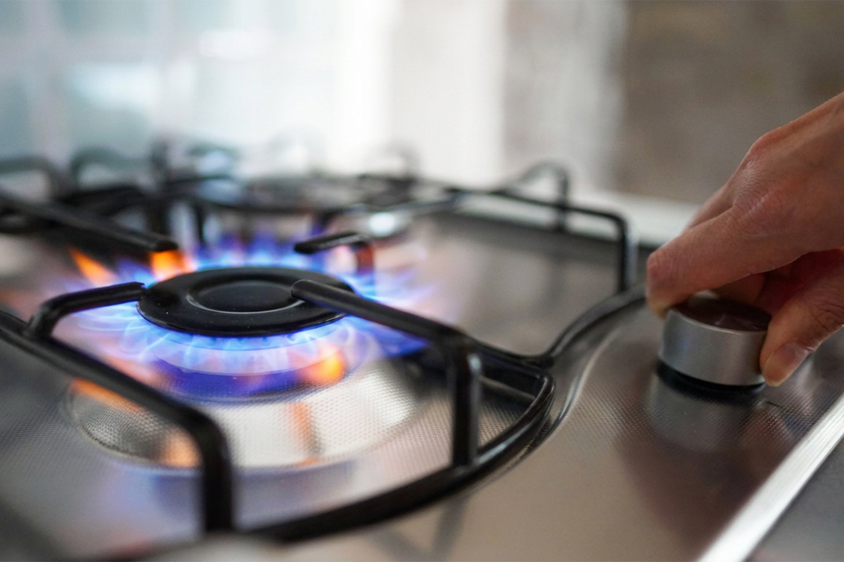 Gas stove and hot water system representing household natural gas usage in Australia